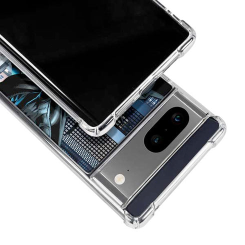 DC Comics Batman Dark Knight Comic Art Action Pose Google Pixel 7a Clear Case